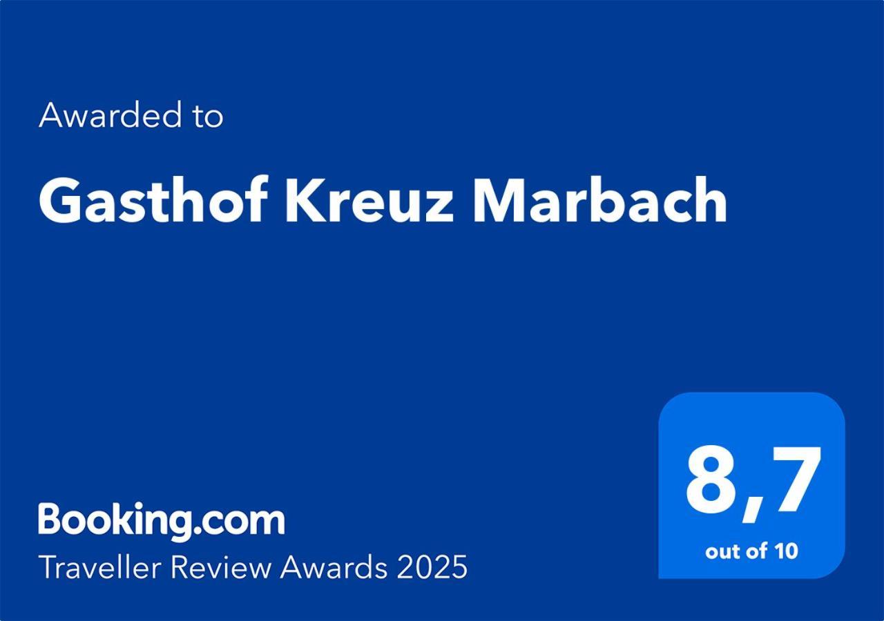 Gasthof Kreuz Marbach Buitenkant foto
